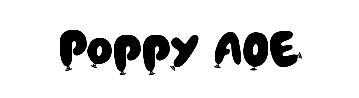 Poppy AOE Font