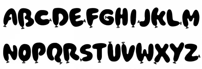 Poppy AOE Schriftart Groß