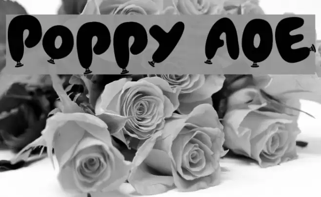 Poppy AOE Caratteri examples