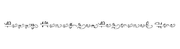 Poppy Monogram_Personal Use  免费字体下载
