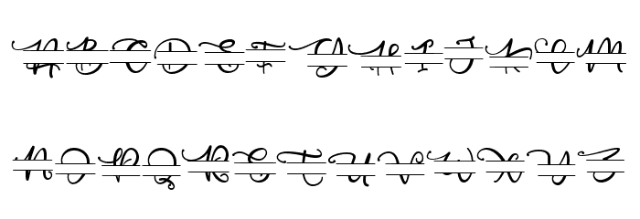 Poppy Monogram_Personal Use Font OTHER CHARS