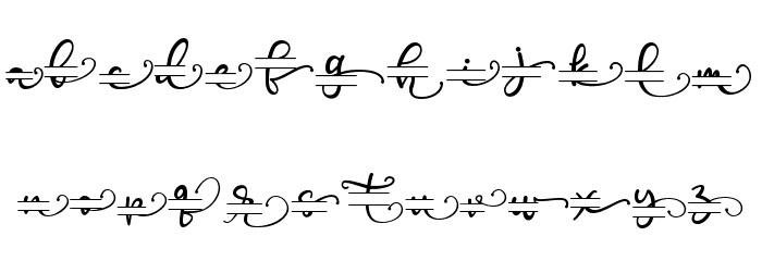 Poppy Monogram_Personal Use Font LOWERCASE