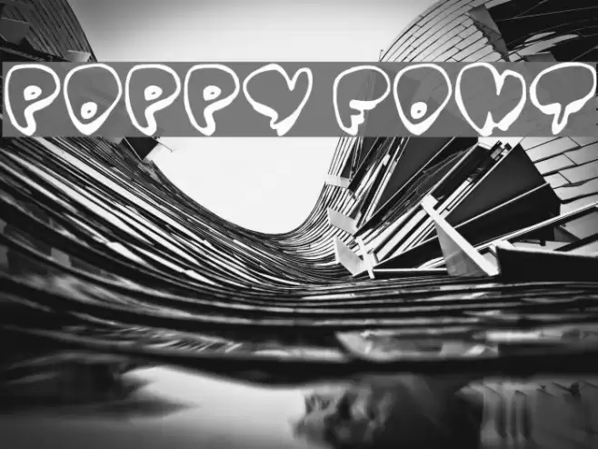 Poppy Font examples