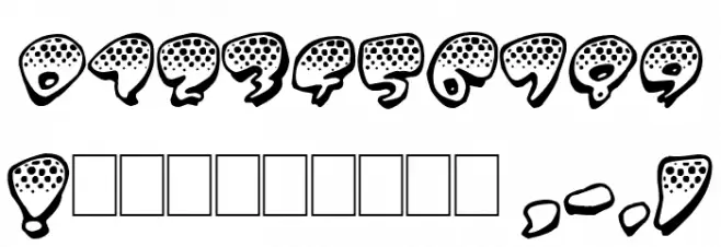 Poppydot Font OTHER CHARS