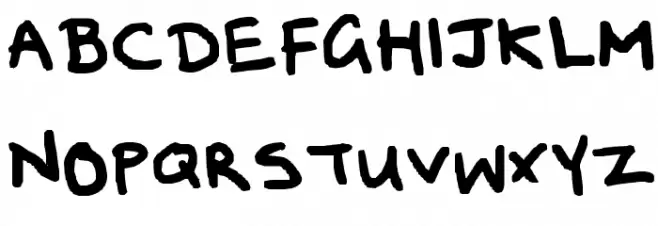 Poppy's Handwriting خط أحرف كبيرة