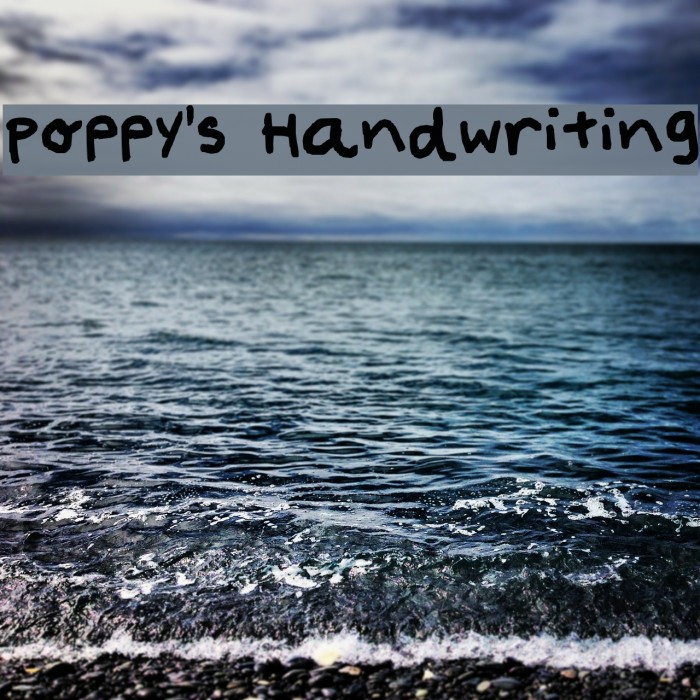 Poppy's Handwriting Font examples