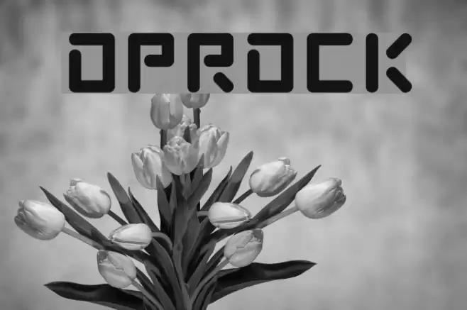 Poprock Font examples