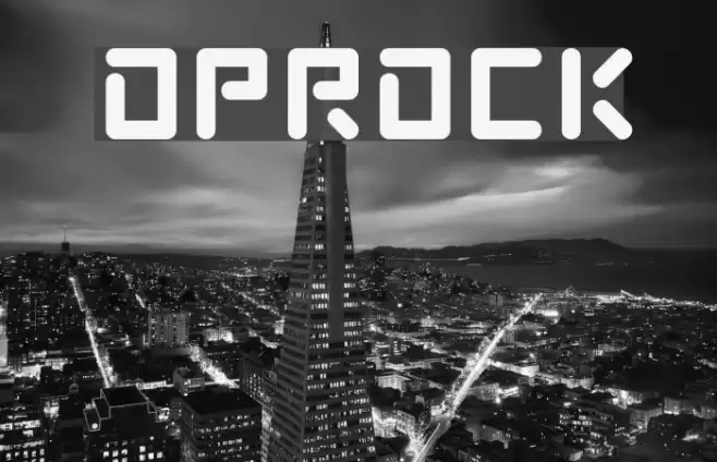 Poprock Font examples