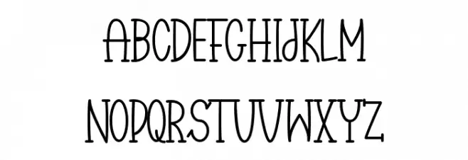 Popsicle Schriftart Groß