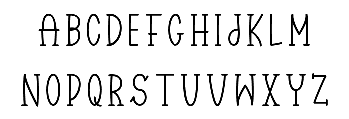 Popsicle Font LOWERCASE