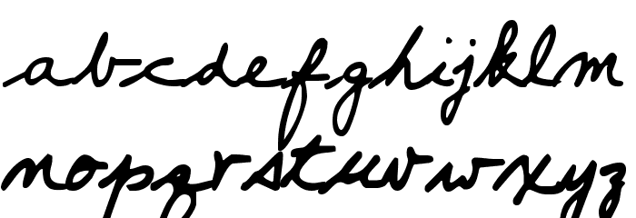Popsies Font LOWERCASE