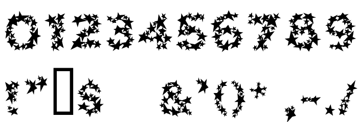 Popstars Fill Font OTHER CHARS