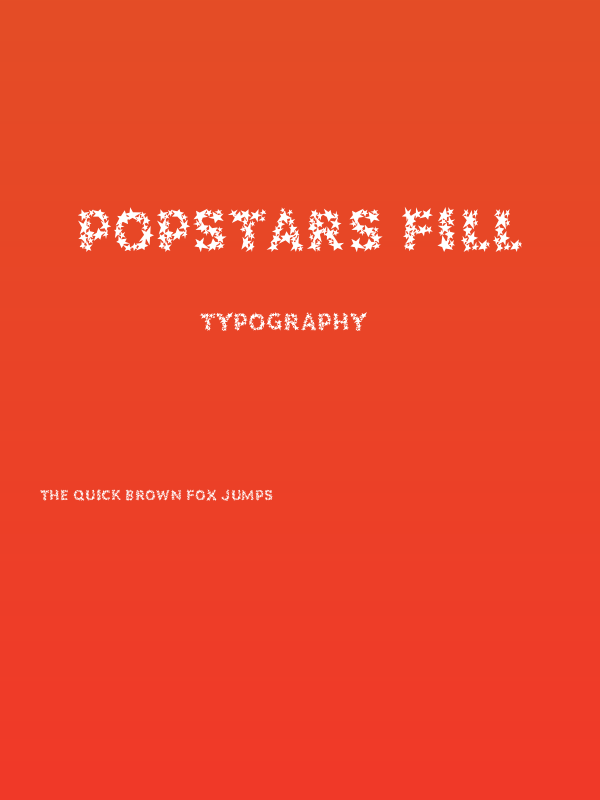 Popstars Fill Poster