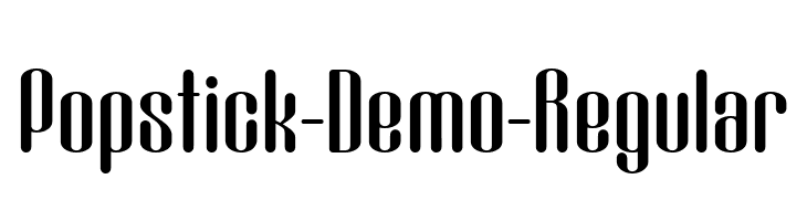 Popstick-Demo-Regular  Descarca Fonturi Gratis
