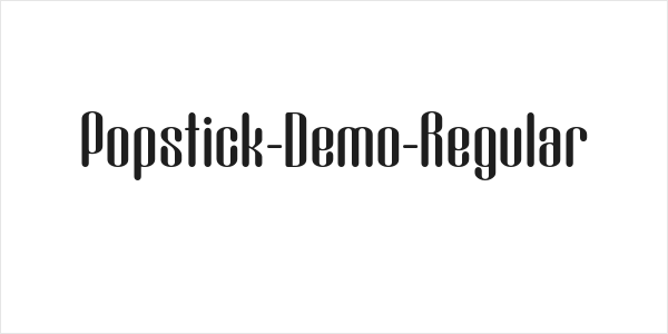 Popstick-Demo-Regular Logo