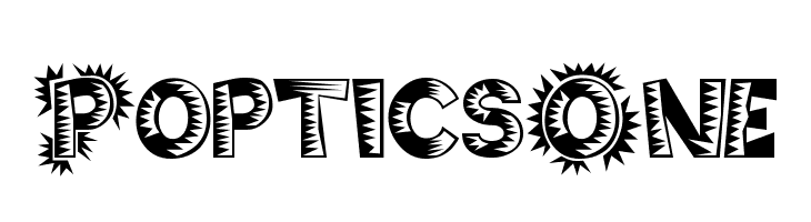PopticsOne  フリーフォントのダウンロード