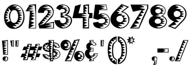 PopticsOne Font OTHER CHARS