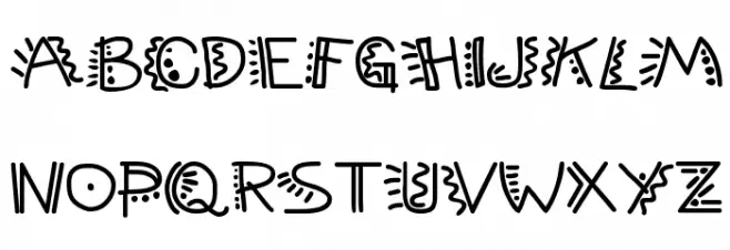 PopticsThree Schriftart Groß