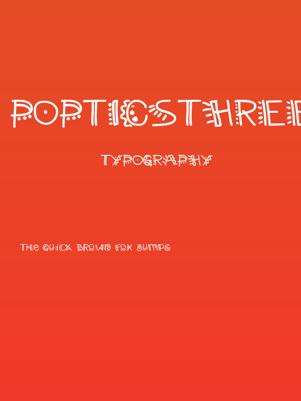 PopticsThree Poster