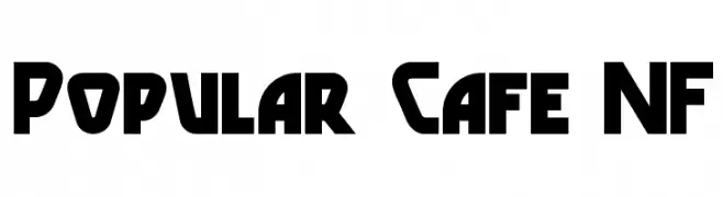 Popular Cafe NF  font caratteri gratis