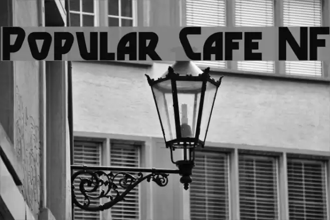Popular Cafe NF Caratteri examples