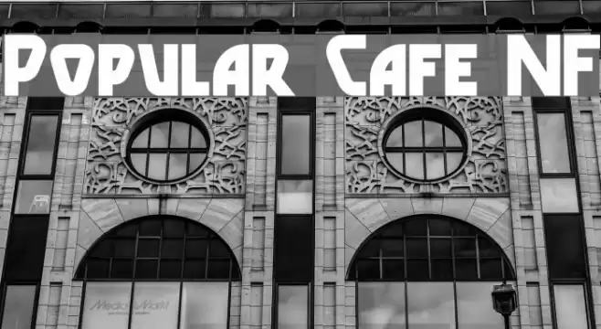 Popular Cafe NF Caratteri examples