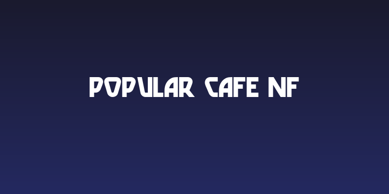 Popular Cafe NF Social Header