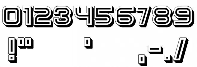 Popular College Font OTHER CHARS