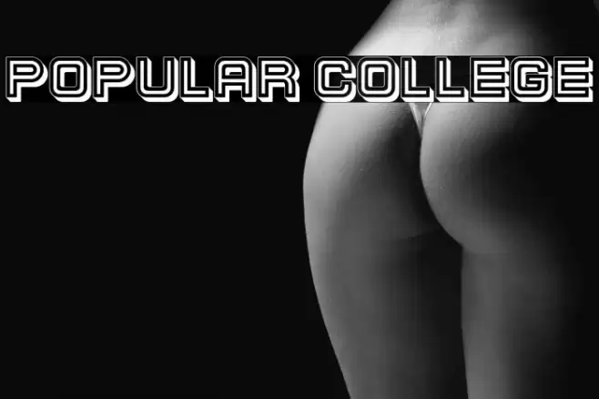 Popular College Font examples