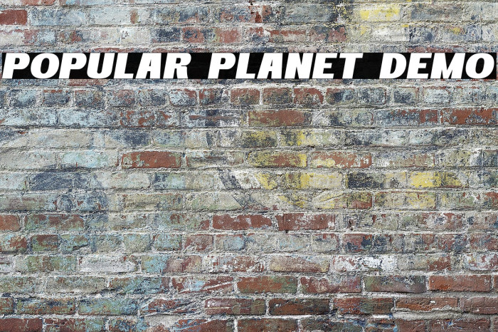 Popular Planet Demo Example 3