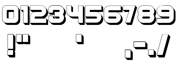 Popular Regular Font OTHER CHARS