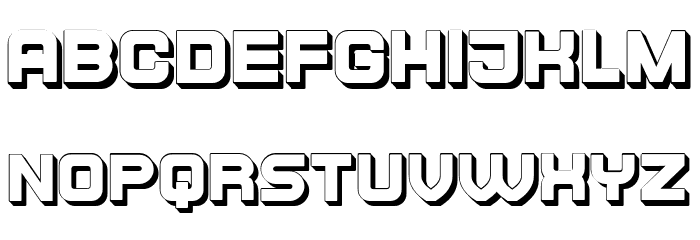Popular Regular Font LOWERCASE