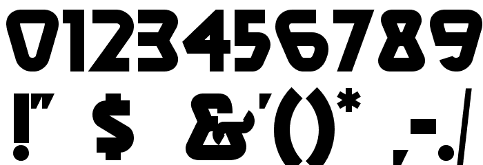 PopularCafeAA Font OTHER CHARS