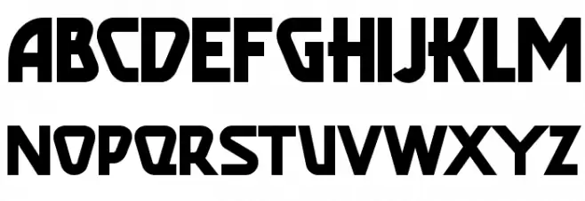 PopularCafeAA Font Litere mari