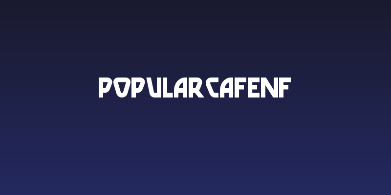 PopularCafeNF Social Header