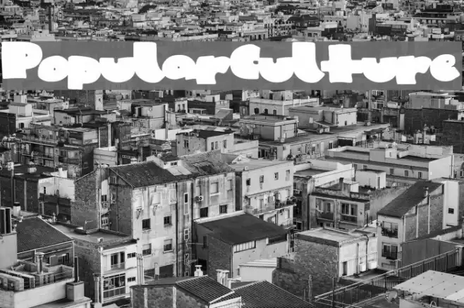 PopularCulture Font examples