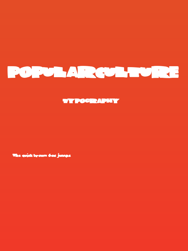 PopularCulture Poster