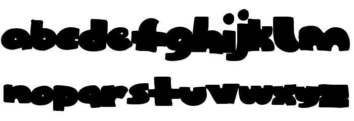 PopularCulture Font LOWERCASE