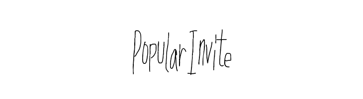 PopularInvite  Скачать бесплатные шрифты