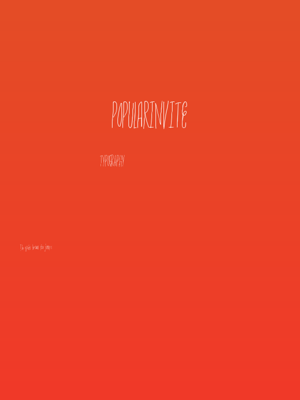 PopularInvite Poster