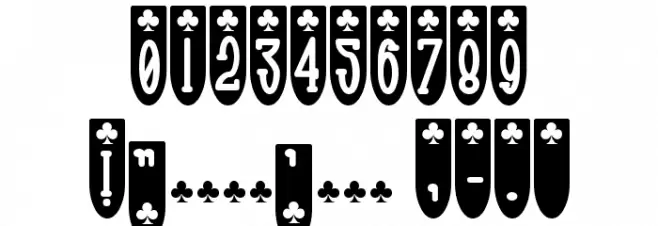 Populuxe Blub フォント その他の文字