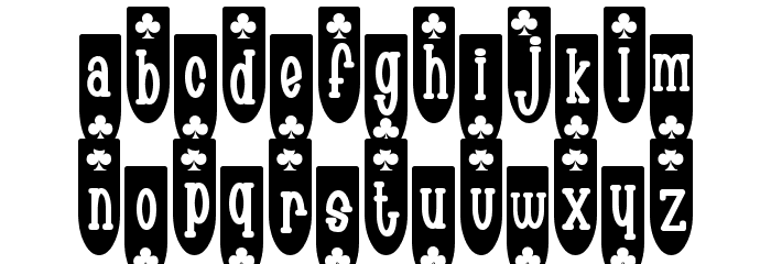 Populuxe Blub Font LOWERCASE