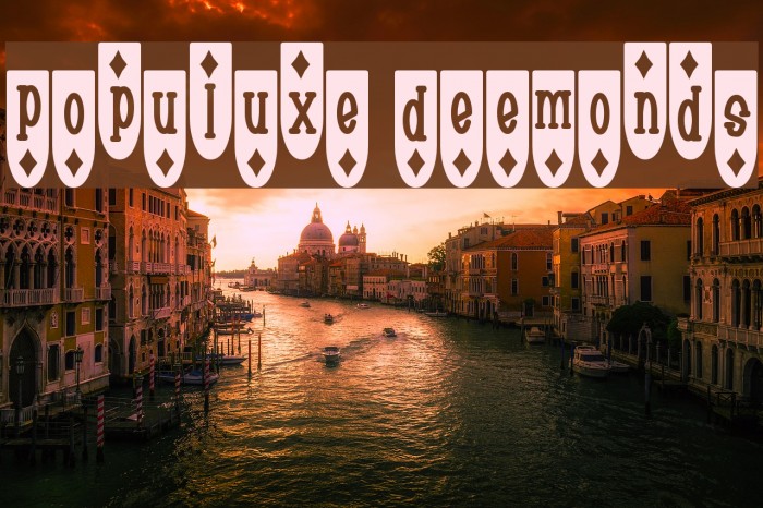 Populuxe Deemonds Example 1