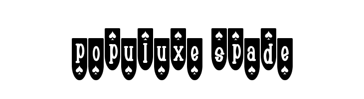 Populuxe Spade Font