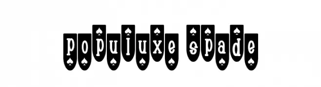 Populuxe Spade  フリーフォントのダウンロード