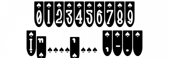Populuxe Spade Font OTHER CHARS