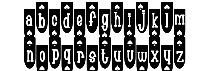 Populuxe Spade Font LOWERCASE