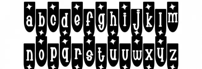 Populuxe Trink 字体 大写