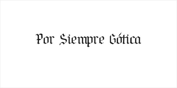 Por Siempre Gótica Logo