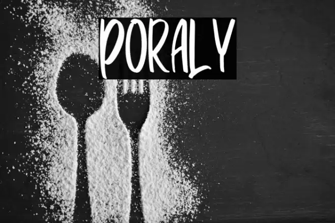 Poraly Font examples